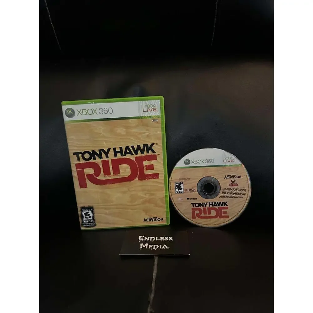 Tony Hawk: Ride Microsoft Xbox 360 Item and Box Video Game